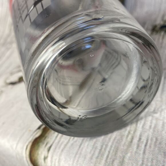 Vintage Cocktail Shaker Glass Silver Dome Lid - Picture 6 of 9